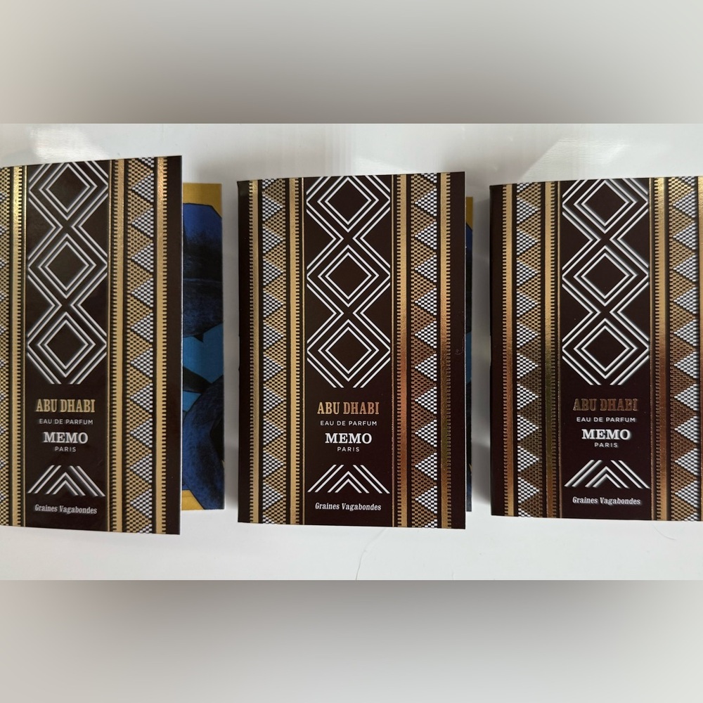 Memo Paris ABU DHABI Travel Size Spray 0.05 fl oz / 1.5 ml Each - Includes 3